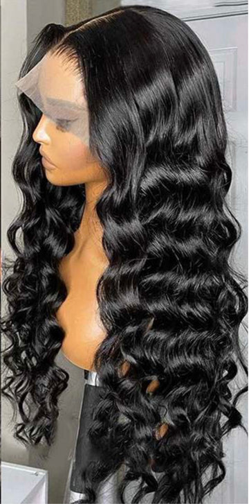 13x4, 13x6 HD Lace Loose Wave Frontal Wig - 100% Human Hair